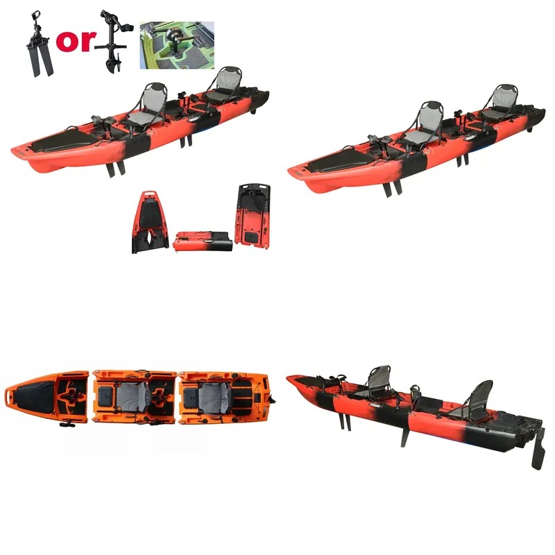 Fishing Kayak Pedal Drive - Hot Sale 14FT 2-Person Double Pedal