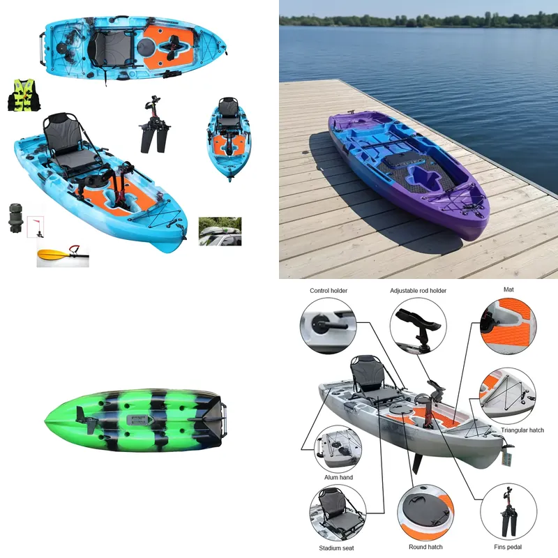 Fishing Kayak Sit On Top - Vicking Ocean Single Sit-On-Top HDPE Plastic