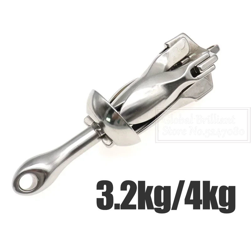 3.2KG/4KG Boat Stainless Steel - огляд і ціна Fishing Kayak Anchor