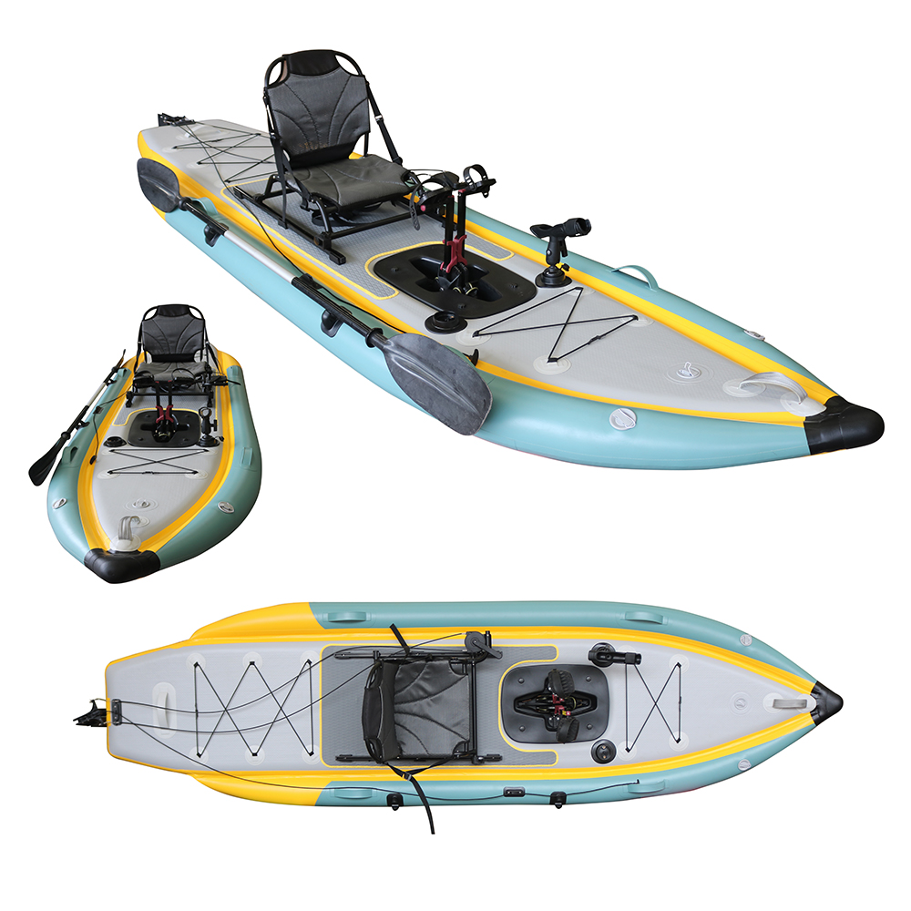 Pedal Propulsion Foldable Infl - огляд і ціна Fishing Kayak Sit On Top