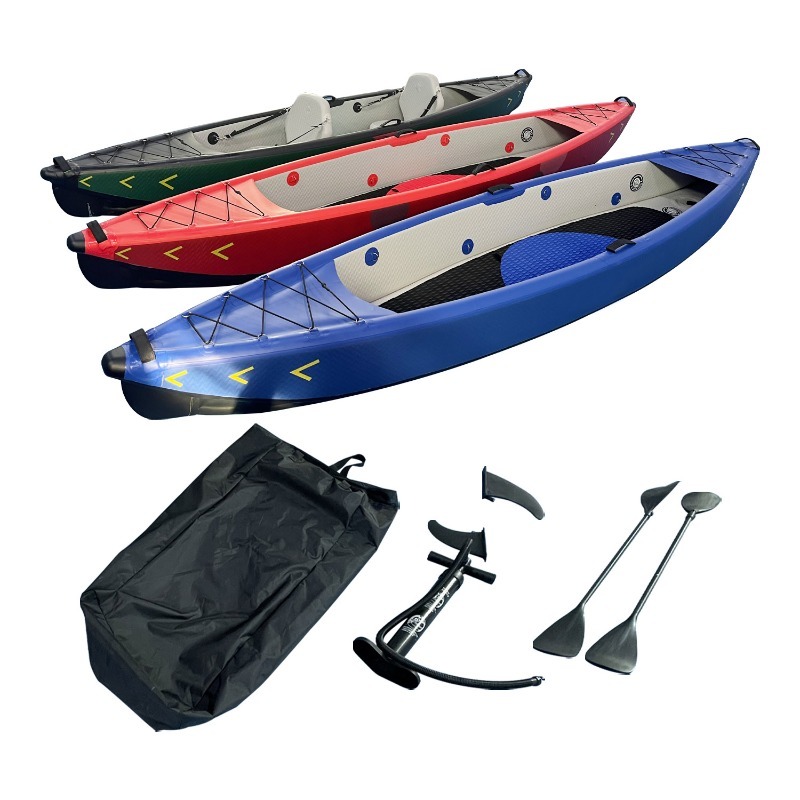New Design 4.2m Portable Infla - огляд і ціна Fishing Kayak Inflatable