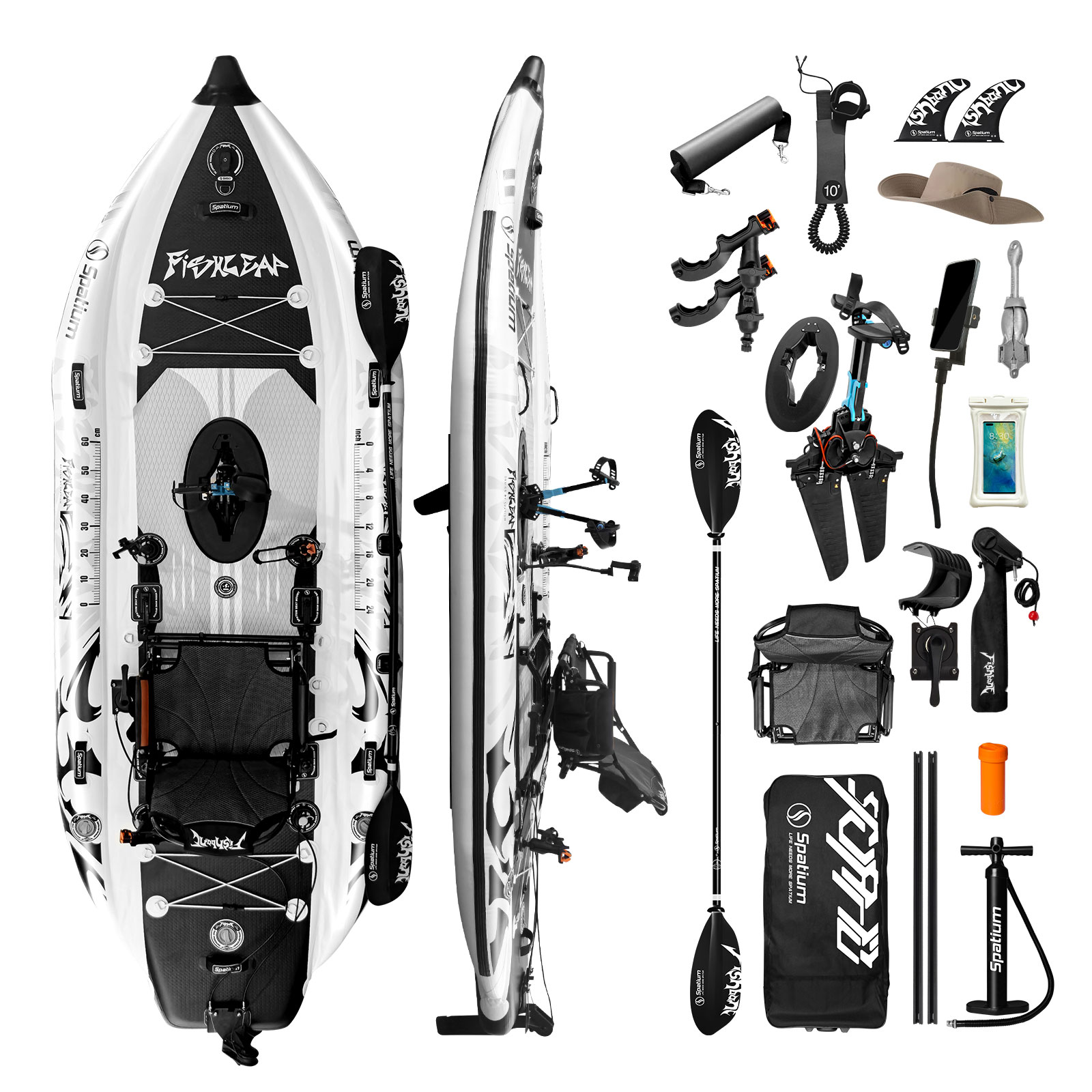Spatium 11.5ft Flipper Pedal D - огляд і ціна Fishing Kayak Pedal Drive