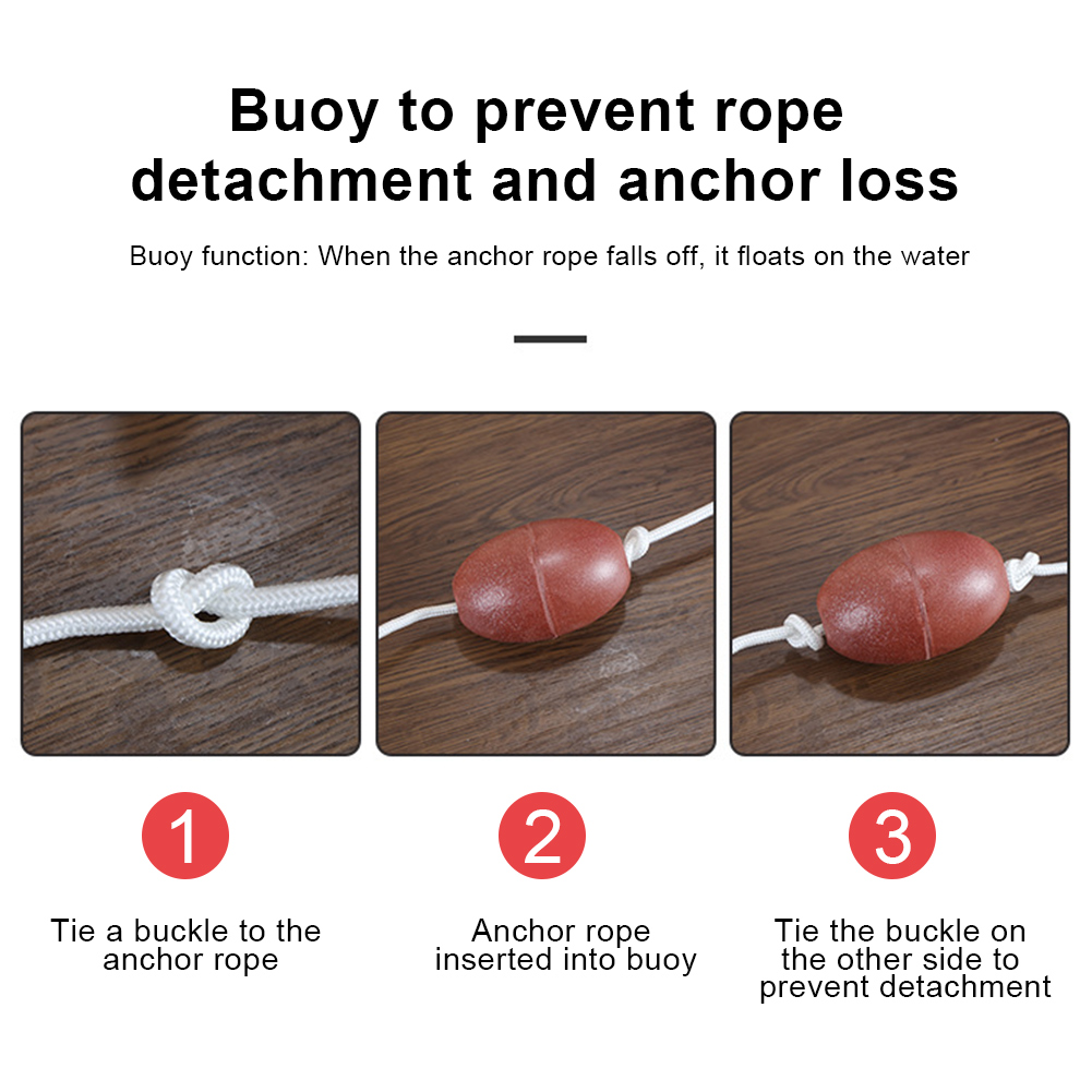 0.7/1.5KG Grapnel Anchor with  - огляд і ціна Fishing Kayak Anchor