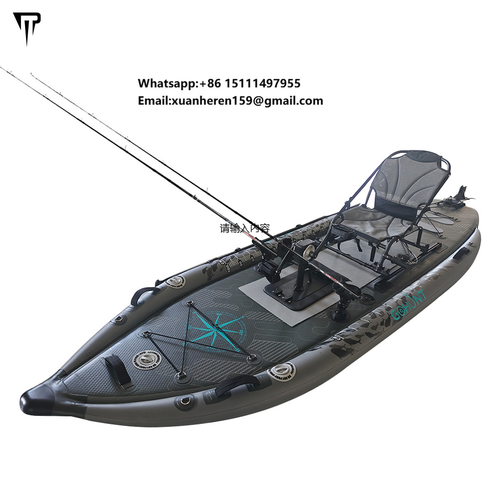 JTRDA 2024 New Inflatable Kaya - огляд і ціна Fishing Kayak Pedal Drive
