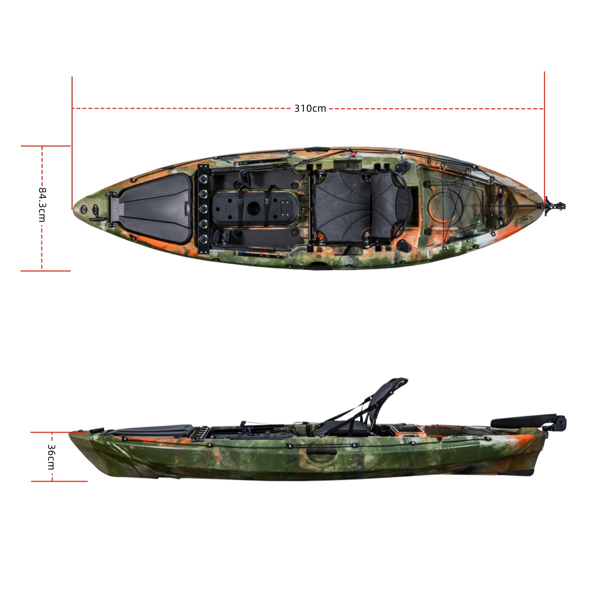 LSF First-class Single Fishing - огляд і ціна Fishing Kayak Rod Holder