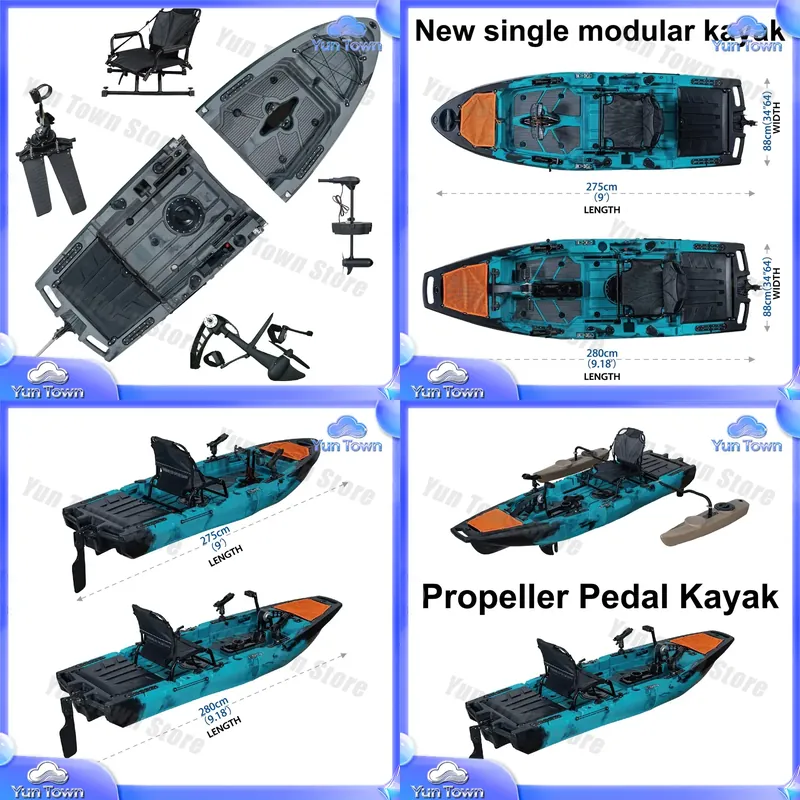 Modular Kayak 9.5ft Sit On Top - огляд і ціна Fishing Kayak Sit In