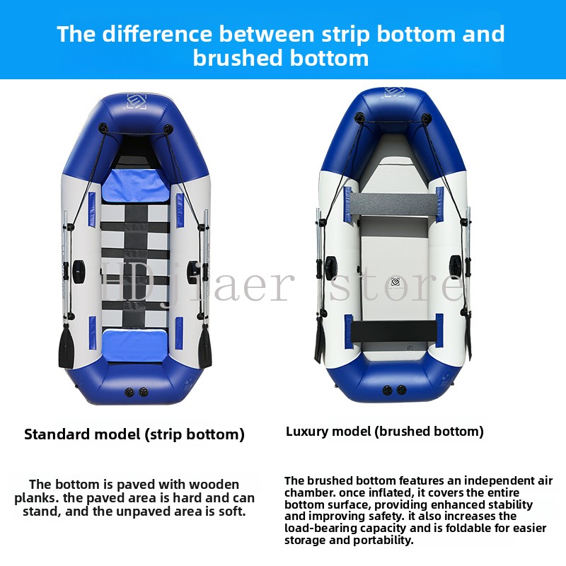 Inflatable Boat with Hard Bott - огляд і ціна Fishing Kayak Inflatable